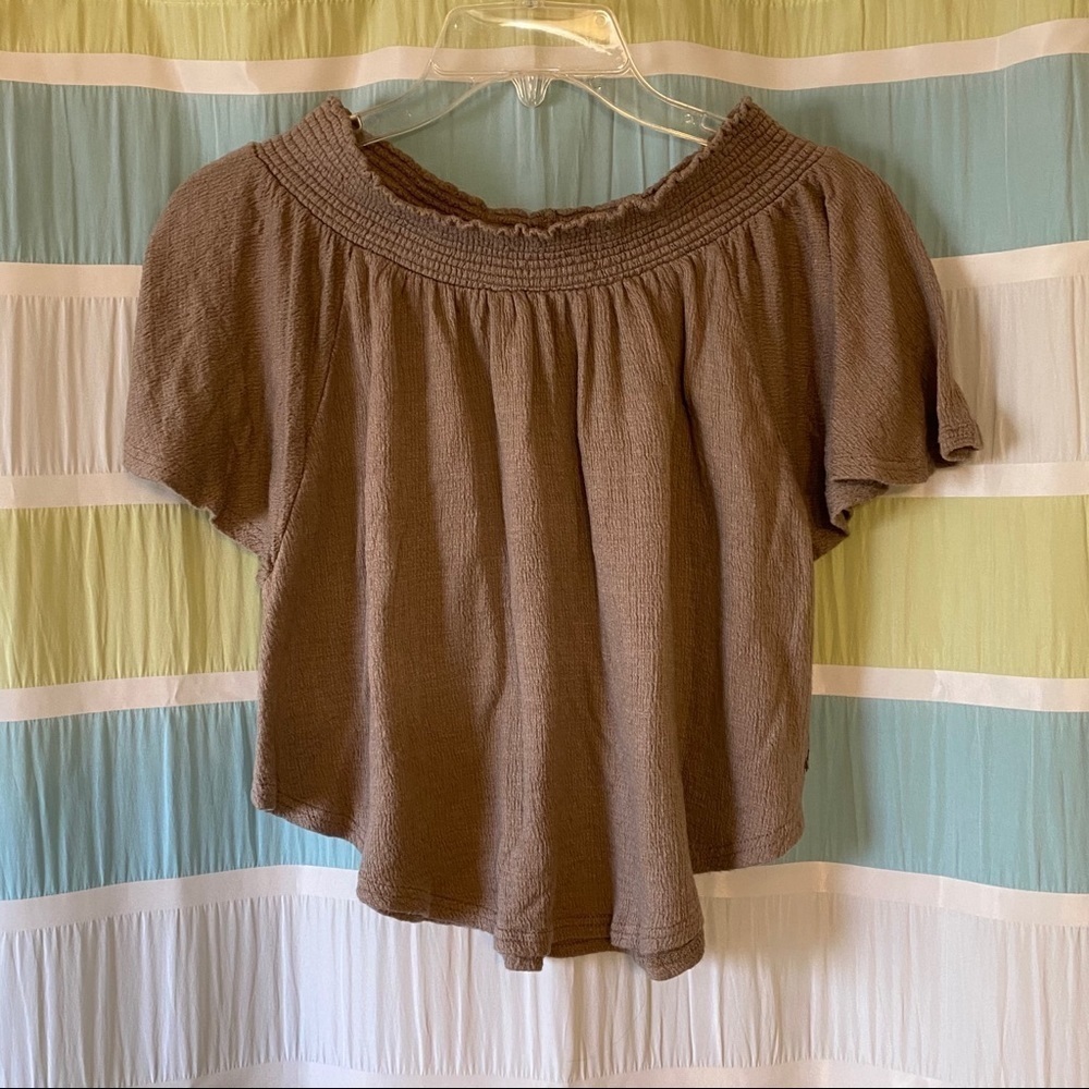 O’Neill Crop Top Off-the-Shoulder Green X Small - Picture 6 of 6